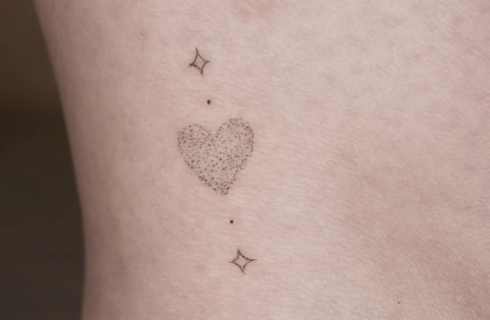 Primeira tatuagem — aluna